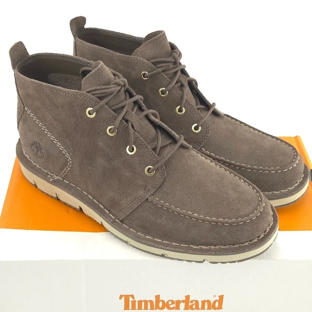 Timberland Westmore Chukka Boots Mens 9.5M Brown Suede Mid Lace TB0A5YGY901 NEW